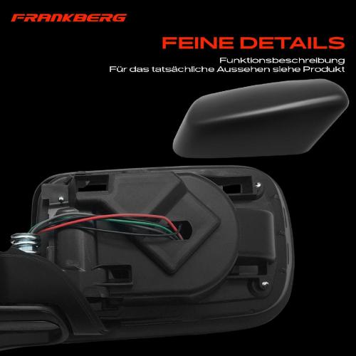 Frankberg 1x Außenspiegel Links für BMW 3er 3er Touring E46 1998-2005 Bild Frankberg 1x Außenspiegel Links für BMW 3er 3er Touring E46 1998-2005