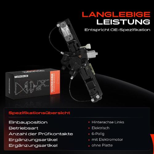 1x Fensterheber Hinten Links für Land Rover Range Rover Evoque Bild 1x Fensterheber Hinten Links für Land Rover Range Rover Evoque