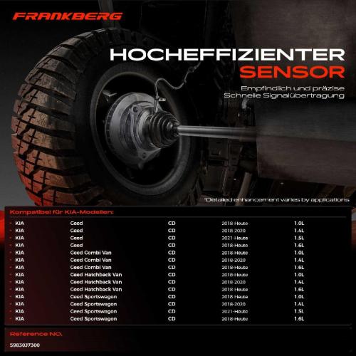 1x ABS Sensor Vorderachse rechts für KIA Ceed Combi Van Hatchback Sportswagon 1.0L 1.4L 1.5L 1.6L Bj ab 2018 Bild 1x ABS Sensor Vorderachse rechts für KIA Ceed Combi Van Hatchback Sportswagon 1.0L 1.4L 1.5L 1.6L Bj ab 2018