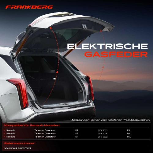 2x Gasfeder Elektrisch Heckklappe Hinten Links und Rechts für Renault Talisman Grandtour 2016-2022 Bild 2x Gasfeder Elektrisch Heckklappe Hinten Links und Rechts für Renault Talisman Grandtour 2016-2022