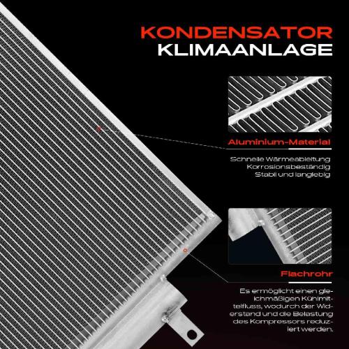 1x Kondensator Klimaanlage für Opel Karl C16 Vauxhall Viva Chevrolet Bild 1x Kondensator Klimaanlage für Opel Karl C16 Vauxhall Viva Chevrolet