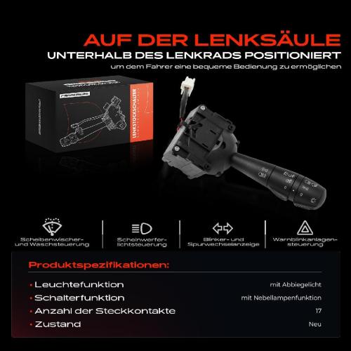 1x Kombischalter Lenkstockschalter für Dacia Duster Logan 2 Renault Clio 4 Twingo Bild 1x Kombischalter Lenkstockschalter für Dacia Duster Logan 2 Renault Clio 4 Twingo