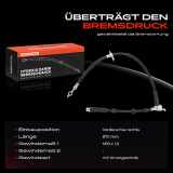 1x Bremsschlauch Bremsschläuche Vorderachse Rechts für Land Rover Discovery III IV LA L319