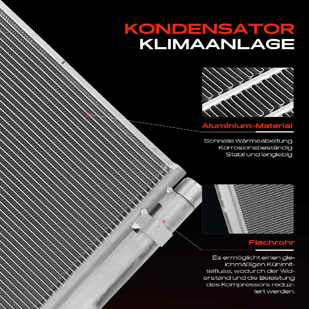 1x Kondensator Klimaanlage für Land Rover Discovery Sport L550 L538