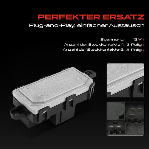 1x Widerstand Vorwiderstand Gebläsemotor für Ford Focus II Galaxy Mondeo 4 S-Max 2007-2015 Bild 1x Widerstand Vorwiderstand Gebläsemotor für Ford Focus II Galaxy Mondeo 4 S-Max 2007-2015