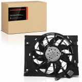 Frankberg 1x Motorkühller Einfachlüfter mit Kühlerlüfterrahmen Opel Astra G CC F08 Zafira A