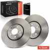 Frankberg 2x Bremsscheiben Vorderachse für Renault Clio IV Espace V Grand Scénic III Laguna Coupe Bj ab 2007