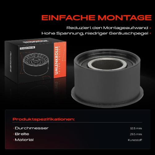 1x Umlenkrolle Führungsrolle für Audi A4 Opel Astra Daewoo Volvo Seat Bild 1x Umlenkrolle Führungsrolle für Audi A4 Opel Astra Daewoo Volvo Seat