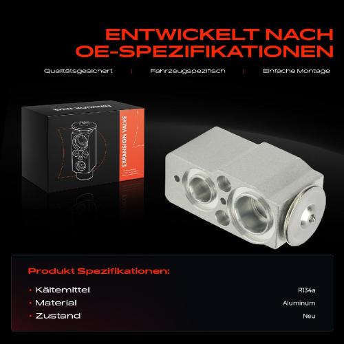 1x Expansionsventil Klimaanlage für Volvo S60 224 S90 234 V60 225 V90 235 XC60 XC90 Bild 1x Expansionsventil Klimaanlage für Volvo S60 224 S90 234 V60 225 V90 235 XC60 XC90