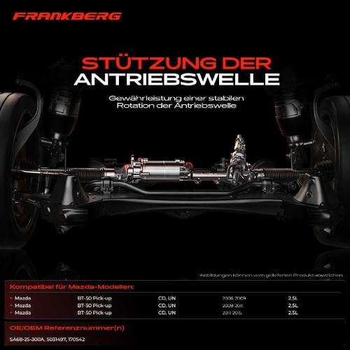 1x Lagerung Gelenkwelle Kardanwellenlager für Mazda BT-50 Pick-up CD UN 2.5L Bild 1x Lagerung Gelenkwelle Kardanwellenlager für Mazda BT-50 Pick-up CD UN 2.5L
