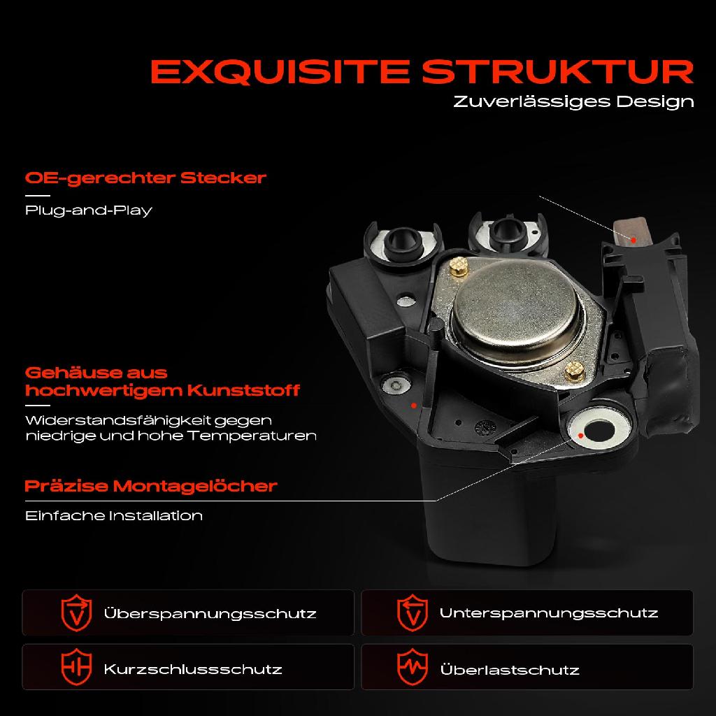1x Lichtmaschinenregler Generatorregler für Hyundai Atos Getz Sonata V i10 iX35 KIA