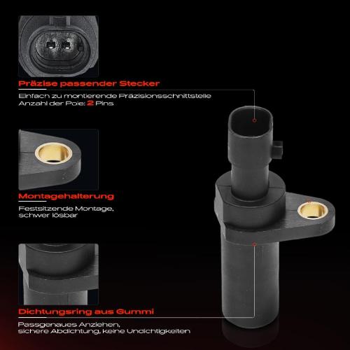 1x Kurbelwellensensor Impulsgeber für Fiat 500C Bravo II Doblo Grande Punto Stilo Tipo 1.2L 1.4L Bild 1x Kurbelwellensensor Impulsgeber für Fiat 500C Bravo II Doblo Grande Punto Stilo Tipo 1.2L 1.4L