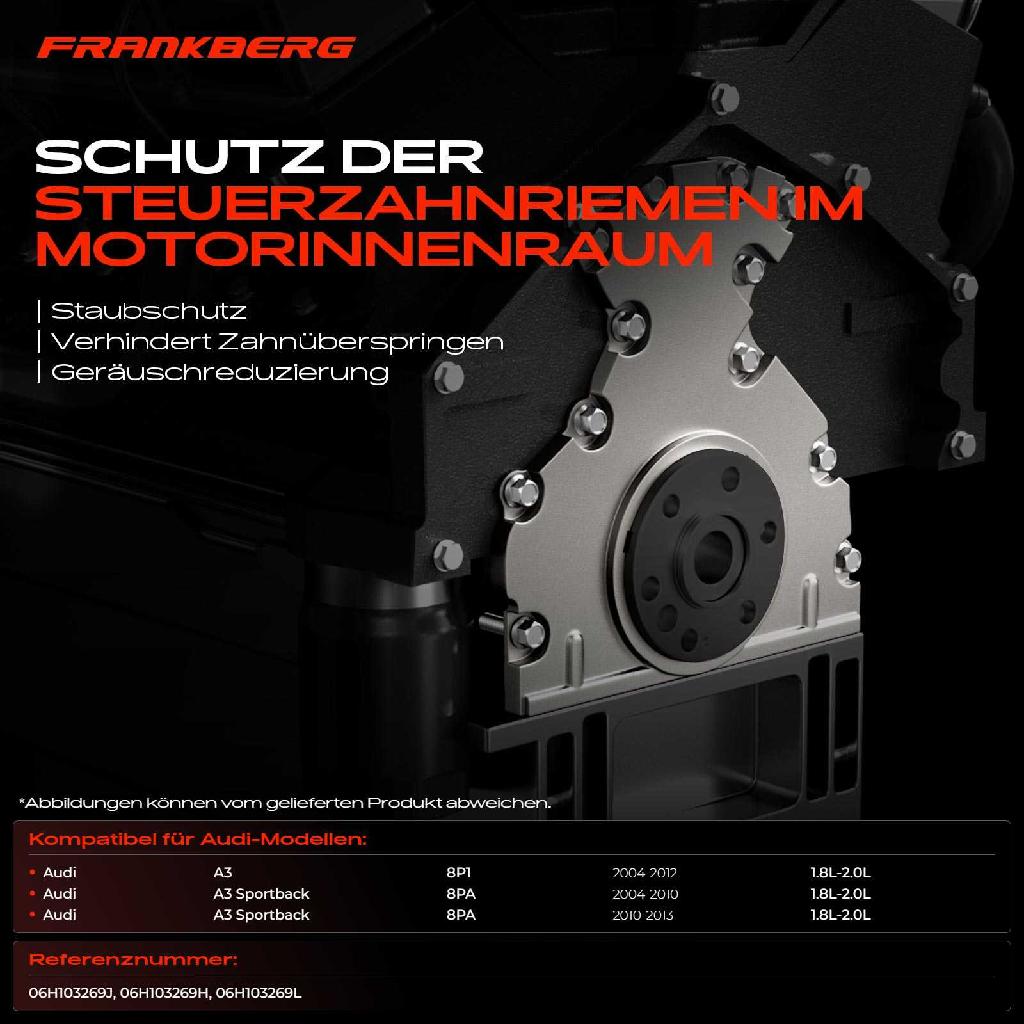 1x Steuergehäuse Abdeckung Steuerkette Deckel für VW Golf Audi A4 A3 Seat Leon Skoda