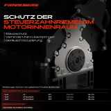 1x Steuergehäuse Abdeckung Steuerkette Deckel für VW Golf Audi A4 A3 Seat Leon Skoda