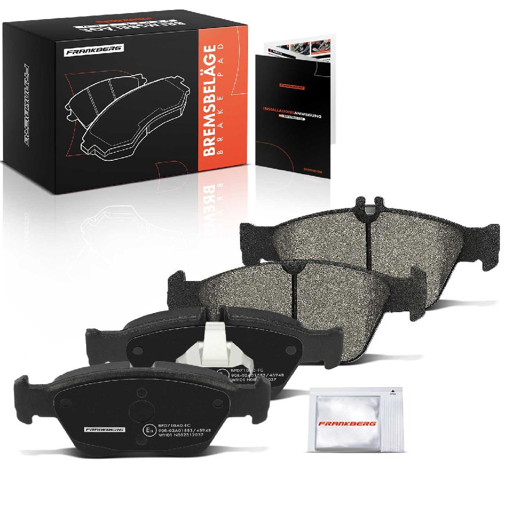 4x Bremsbeläge Vorderachse für Mercedes-Benz C-Klasse W202 S202 C208 A208 W210 S210 R170 1993-2004