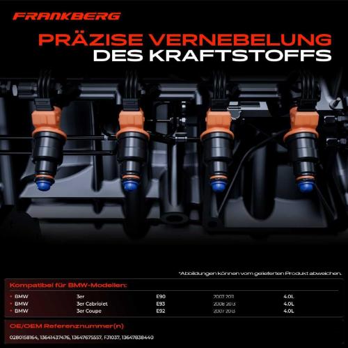8x Einspritzventil Einspritzdüse für BMW 3er E90 E92 E93 M3 4.0L Bild 8x Einspritzventil Einspritzdüse für BMW 3er E90 E92 E93 M3 4.0L
