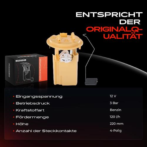 1x Kraftstoffpumpe für Peugeot 206 Schrägheck 2A/C 206 SW 2E/K 2.0L 1999-2005 Bild 1x Kraftstoffpumpe für Peugeot 206 Schrägheck 2A/C 206 SW 2E/K 2.0L 1999-2005