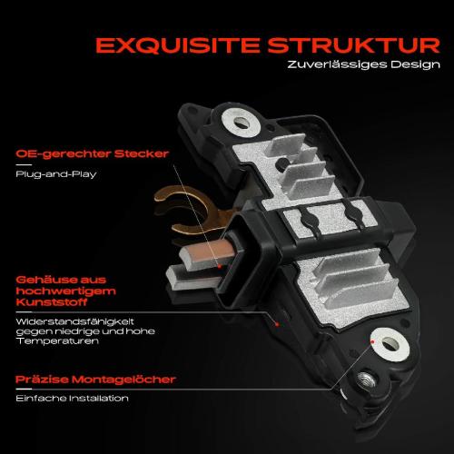 1x Lichtmaschinenregler Generatorregler für Alfa Romeo 145 Fiat Brava Lancia Delta Bild 1x Lichtmaschinenregler Generatorregler für Alfa Romeo 145 Fiat Brava Lancia Delta