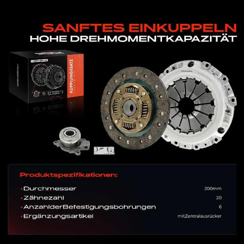 1x Kupplungssatz für Fiat Sedici 189 Suzuki SX4 EY GY SX4 Stufenheck GY RW 1.6L 1.5L Bild 1x Kupplungssatz für Fiat Sedici 189 Suzuki SX4 EY GY SX4 Stufenheck GY RW 1.6L 1.5L