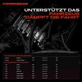 2x Fahrwerksfeder Vorderachse für VW Passat 3C2 3C5 Skoda Superb II 3T4 3T5