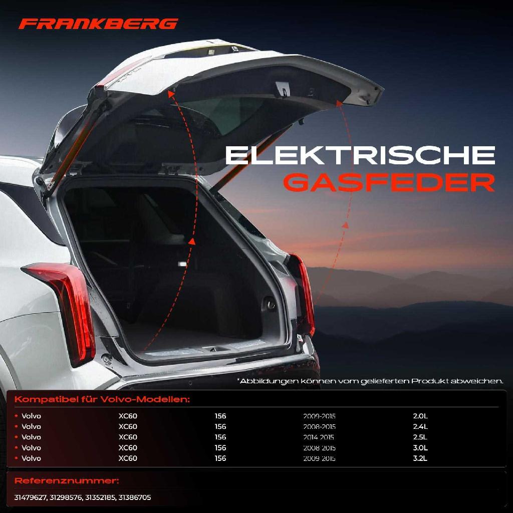 1x Gasfeder Elektrisch Heckklappe Hinten Links für Volvo XC60 156 2008-2015