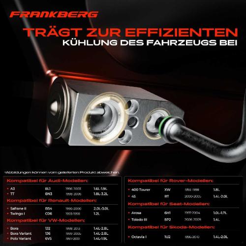 1x Expansionsventil Klimaanlage für VW Golf Polo Audi A3 8L1 TT Seat Skoda Renault Bild 1x Expansionsventil Klimaanlage für VW Golf Polo Audi A3 8L1 TT Seat Skoda Renault