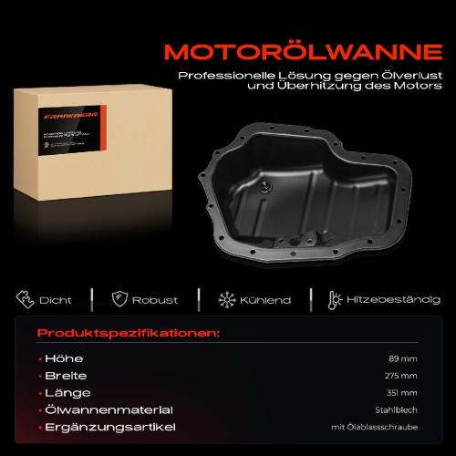 Frankberg 1x Ölwanne Motorölwanne für Opel Astra F T92 Astra G T98 Vectra A J89 Vectra B J96 Bild Frankberg 1x Ölwanne Motorölwanne für Opel Astra F T92 Astra G T98 Vectra A J89 Vectra B J96