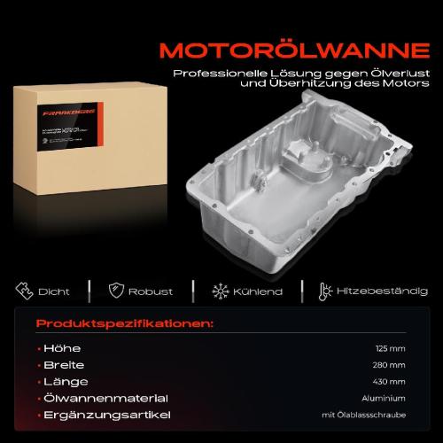 Frankberg 1x lwanne Motor lwanne f r VW Golf Polo Audi A3 Seat Ibiza IV Skoda Octavia 1.6L 1.9L 1995-2010 Bild Frankberg 1x lwanne Motor lwanne f r VW Golf Polo Audi A3 Seat Ibiza IV Skoda Octavia 1.6L 1.9L 1995-2010
