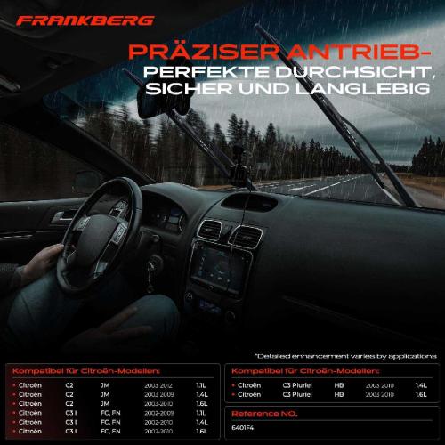 1x Wischermotor Scheibenwischermotor Vorne für Citroën C2 JM C3 I FC C3 Pluriel HB Bild 1x Wischermotor Scheibenwischermotor Vorne für Citroën C2 JM C3 I FC C3 Pluriel HB