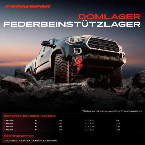 1x Domlager Federbeinstütz lager für Mazda 6 Hatchback Kombi Stufenheck 2007-2013 Bild 1x Domlager Federbeinstütz lager für Mazda 6 Hatchback Kombi Stufenheck 2007-2013