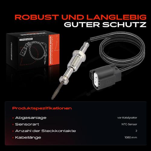 1x Abgastemperatursensor für Mitsubishi ASX GAW Lancer 8 Outlander 3 1.8L 2.2L Bild 1x Abgastemperatursensor für Mitsubishi ASX GAW Lancer 8 Outlander 3 1.8L 2.2L