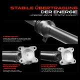 1x Kardanwelle Gelenkwelle Vorderachse für Mercedes-Benz Viano W639 Vito Bus Vito/Mixto Kasten