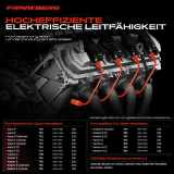 5x Zündleitungssatz Zündkabel für Opel Vectra A Kadett E Astra F CC Calibra A