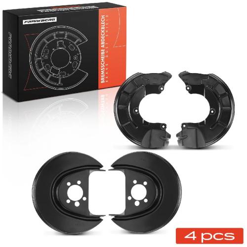 Frankberg 4x Ankerblech Bremsscheibe Vorne und Hinten für VW Polo 9A Seat Ibiza Fabia Audi A1 Bild Frankberg 4x Ankerblech Bremsscheibe Vorne und Hinten für VW Polo 9A Seat Ibiza Fabia Audi A1