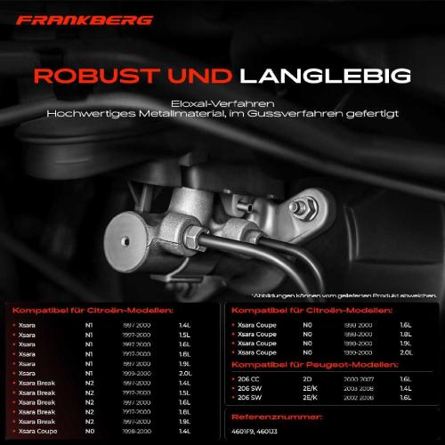 1x Hauptbremszylinder Bremszylinder für Citroën Xsara Break Peugeot 206CC 306 Break Bild 1x Hauptbremszylinder Bremszylinder für Citroën Xsara Break Peugeot 206CC 306 Break