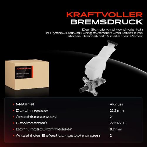 1x Hauptbremszylinder Bremszylinder für Hyundai Santa Fé III DM KIA Sorento II XM Bild 1x Hauptbremszylinder Bremszylinder für Hyundai Santa Fé III DM KIA Sorento II XM