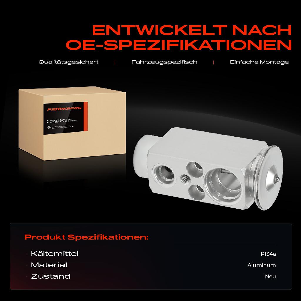 1x Expansionsventil Klimaanlage für VW T4 Opel Astra Fiat Scudo Renault 19 Lancia