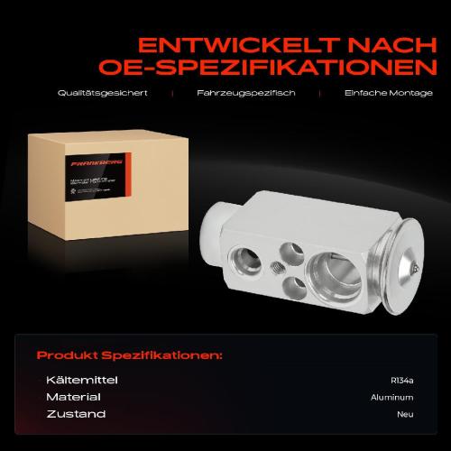 1x Expansionsventil Klimaanlage für VW T4 Opel Astra Fiat Scudo Renault 19 Lancia Bild 1x Expansionsventil Klimaanlage für VW T4 Opel Astra Fiat Scudo Renault 19 Lancia