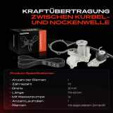 1x Zahnriemensatz Zahnriemen Wasserpumpe für Ford Fiesta IV JA Ford Fiesta Kasten