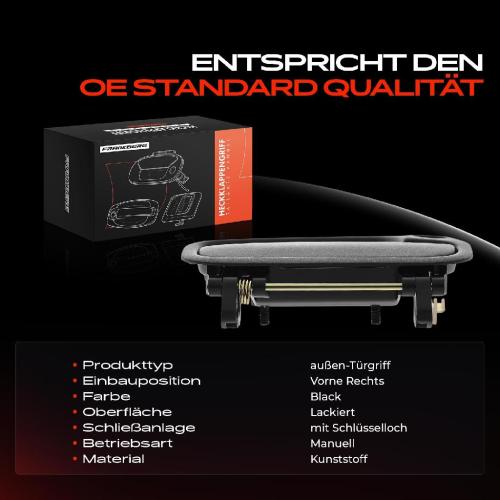 1x Türgriff Vorne Rechts außen für Opel Combo Kasten/MPV Corsa B Caravan Kasten/Schrägheck Vectra CC Bild 1x Türgriff Vorne Rechts außen für Opel Combo Kasten/MPV Corsa B Caravan Kasten/Schrägheck Vectra CC