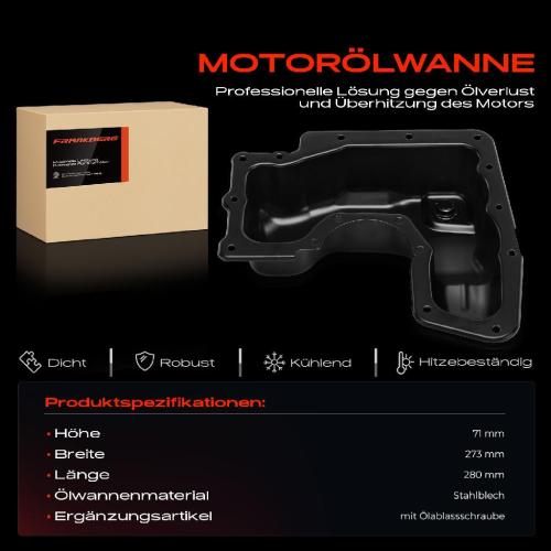 1x Ölwanne Motorölwanne für Peugeot 208 308 II 5008 II Citroën Berlingo C3 C4 1.2L Bild 1x Ölwanne Motorölwanne für Peugeot 208 308 II 5008 II Citroën Berlingo C3 C4 1.2L