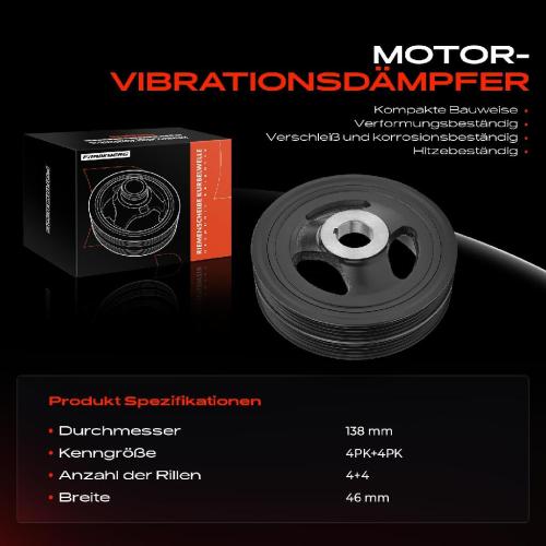 1x Riemenscheibe Kurbelwelle für Hyundai Accent Coupe Elantra Getz Matrix KIA Rio 2 Bild 1x Riemenscheibe Kurbelwelle für Hyundai Accent Coupe Elantra Getz Matrix KIA Rio 2