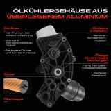 1x ÖlkühlerÖlfilter für BMW F30 F80 F31 G21 G81 F20 F21 F90 G30 G31 G11 G12 G05 G06