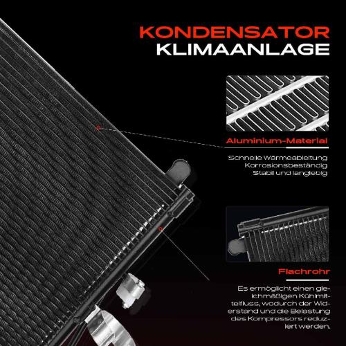 1x Kondensator Klimaanlage für Daewoo Nubira KLA 1.6L 2.0L 1997-2005 Bild 1x Kondensator Klimaanlage für Daewoo Nubira KLA 1.6L 2.0L 1997-2005