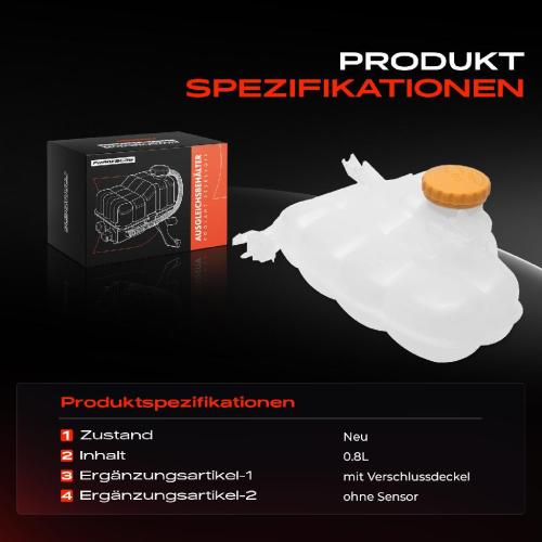 1x Ausgleichsbehälter Kühlmittelbehälter für Opel Meriva 1.3L 1.6L 1.7L 2003-2010 Bild 1x Ausgleichsbehälter Kühlmittelbehälter für Opel Meriva 1.3L 1.6L 1.7L 2003-2010