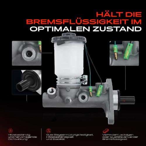 1x Hauptbremszylinder Bremszylinder für Honda CRX 2 ED EE 3 EG EH Civic 2 4 ED 5 EJ Bild 1x Hauptbremszylinder Bremszylinder für Honda CRX 2 ED EE 3 EG EH Civic 2 4 ED 5 EJ