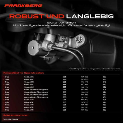 1x Hauptbremszylinder Bremszylinder für Opel Corsa A S83 CC 93 94 98 99 1987-1993 Bild 1x Hauptbremszylinder Bremszylinder für Opel Corsa A S83 CC 93 94 98 99 1987-1993