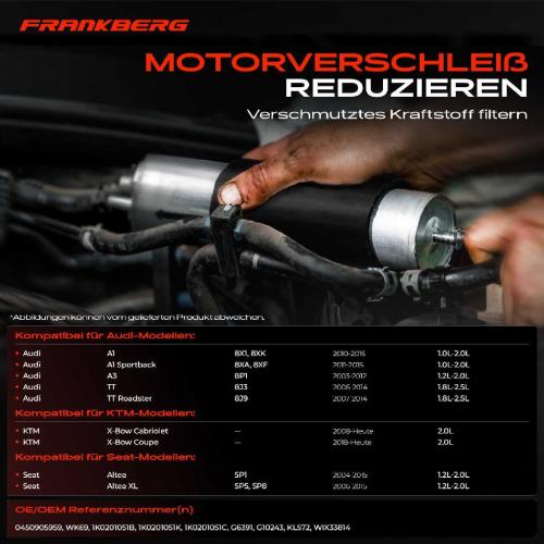 1x Kraftstofffilter für VW Golf Polo Audi A3 TT Seat Altea Skoda Fabia Bild 1x Kraftstofffilter für VW Golf Polo Audi A3 TT Seat Altea Skoda Fabia