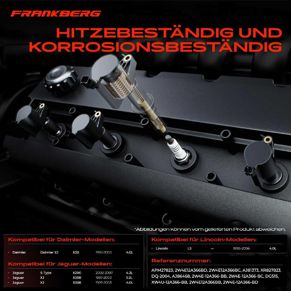 1x Zündmodul Zündspule für Daimler Daimler XJ X30 Jaguar S-Type X200 XJ X308 Lincoln LS 1997-2007