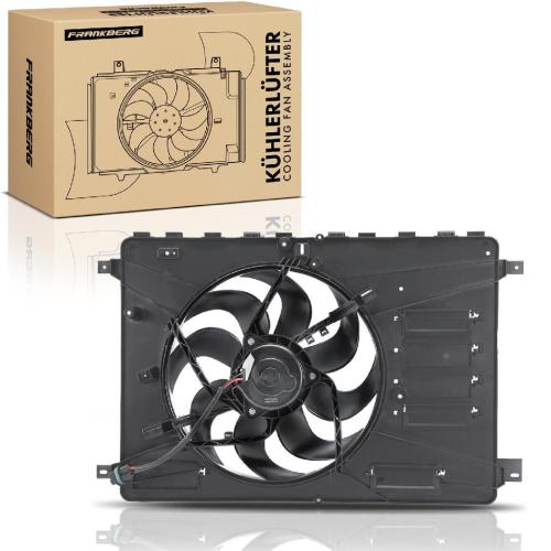 Frankberg 1x Motorkühller Einfachlüfter mit Kühlerlüfterrahmen Ford Galaxy WA6 Mondeo IV BA7 S-Max WA6 Bild Frankberg 1x Motorkühller Einfachlüfter mit Kühlerlüfterrahmen Ford Galaxy WA6 Mondeo IV BA7 S-Max WA6